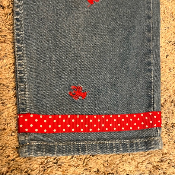 Quacker Factory Vintage Lobster Jeans Size 8 - Picture 4 of 10